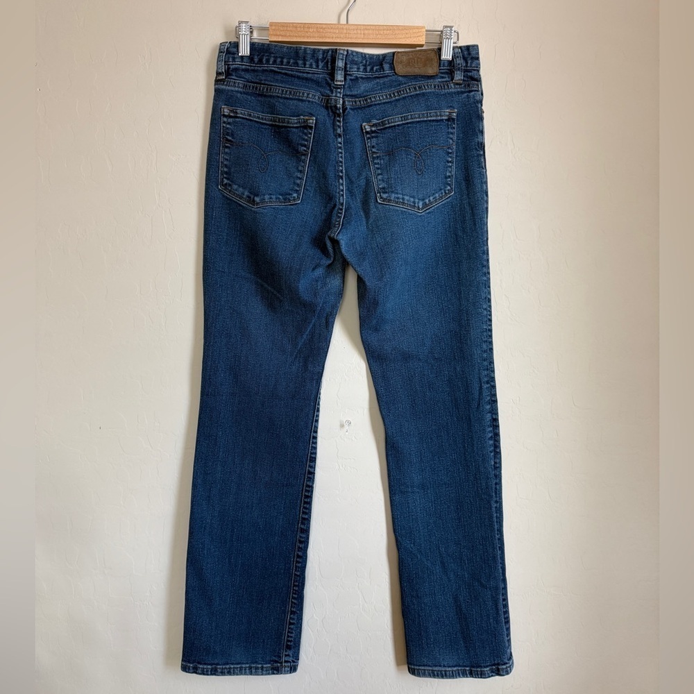 LRL Ralph Lauren Jeans Classic Straight Medium Dark Wash Women’s Size 8